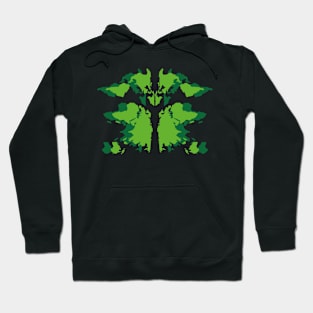 Green continents Hoodie